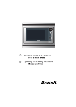 Brandt ME240XE1 Manuel utilisateur