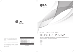 LG 50PQ10 Manuel du propriétaire