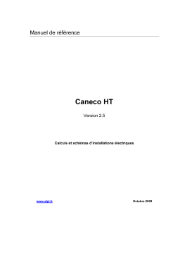 Caneco HT version 2.5 Manuel utilisateur