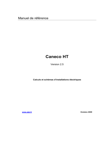 Caneco HT version 2.5 Manuel utilisateur | Fixfr