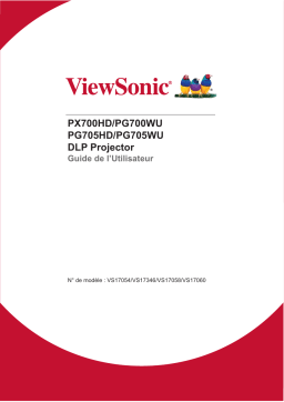 ViewSonic PJD5155 Manuel utilisateur