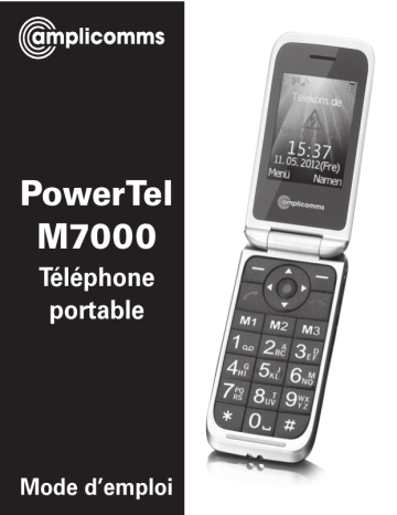 Mode d'emploi | Amplicomms PowerTel M7000 Manuel utilisateur | Fixfr