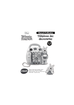 VTech TELEPHONE DES DECOUVERTES WINNIE L OURSON Manuel utilisateur