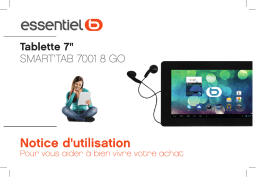 Essentiel b Smart'TAB 7001 8GB Manuel utilisateur