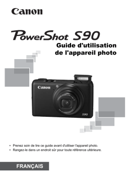 Canon PowerShot S90 Manuel utilisateur