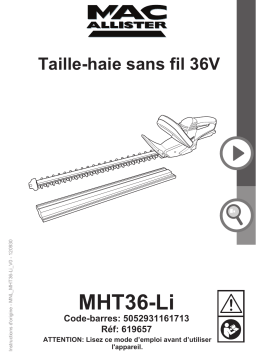 Mac Allister MHT36-LI Manuel utilisateur