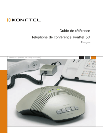 Manuel utilisateur | Konftel 50 Guide de démarrage rapide | Fixfr