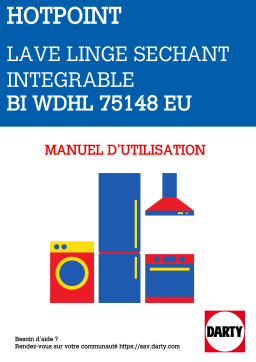 Hotpoint BI WDHL 75148 EU Manuel utilisateur