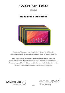 Easypix SmartPad Neo EP752 Manuel utilisateur