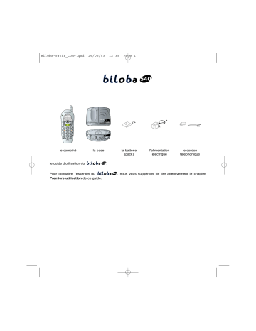 Manuel du propriétaire | ATLINKS BILOBA 540 3 Manuel utilisateur | Fixfr