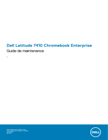 Dell Latitude 7410 Chromebook Enterprise laptop Manuel du propriétaire | Fixfr
