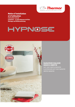 Thermot HYPNOSE Manuel utilisateur