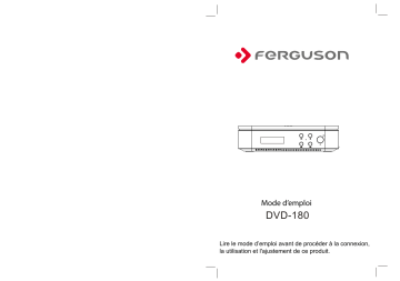 Ferguson DVD-180 DVD Player Full HD Manuel du propriétaire | Fixfr