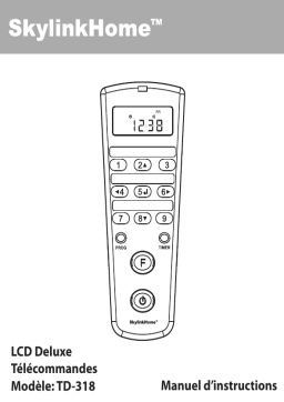 SkyLink TD-318 LCD Deluxe Remote Manuel utilisateur
