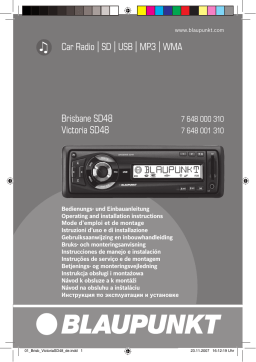 Blaupunkt Brisbane SD48 Manuel utilisateur