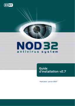 ESET NOD32 V2.7 Manuel utilisateur