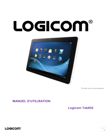 Mode d'emploi | Logicom TAB 852 Manuel utilisateur | Fixfr