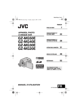 JVC GZ MG40E Manuel utilisateur