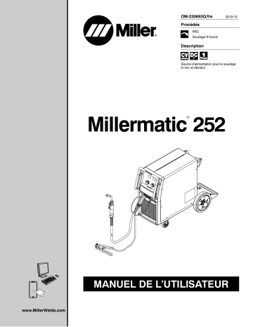 NA230215N | Manuel du propriétaire | Miller MILLERMATIC 252 Manuel utilisateur | Fixfr