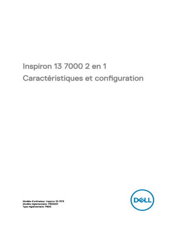 Dell Inspiron 7373 2-in-1 laptop spécification | Fixfr