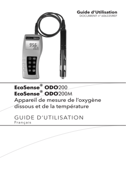 YSI ODO200 et ODO200M Manuel utilisateur