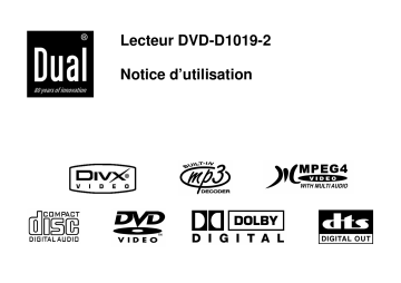 Manuel du propriétaire | Dual DVD-D1019 Manuel utilisateur | Fixfr