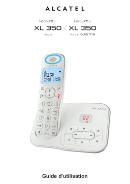 Alcatel Versatis XL350 Manuel utilisateur