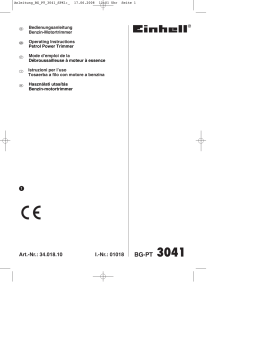 EINHELL BG-PT 3041 Manuel utilisateur