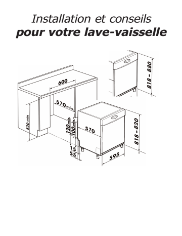 Manuel du propriétaire | De Dietrich TVD52 Manuel utilisateur | Fixfr