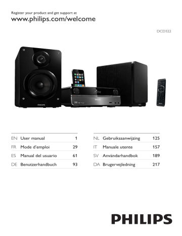 Manuel du propriétaire | Philips DCD322 Manuel utilisateur | Fixfr