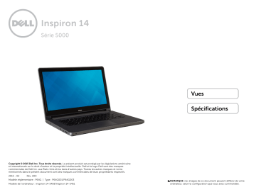 Dell Inspiron 5458 laptop spécification | Fixfr