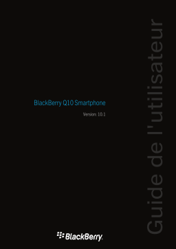 Blackberry Q10 v10.1 Mode d'emploi