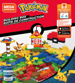 Mattel Mega Construx Pokémon Let's Go Building Building Box Manuel utilisateur