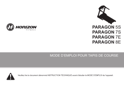 Horizon Fitness PARAGON 5S Manuel utilisateur