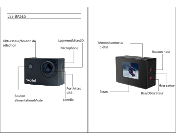 Actioncam 300 | Mode d'emploi | Rollei AC300 Manuel utilisateur | Fixfr