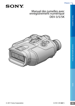 Sony DEV-3 Manuel utilisateur