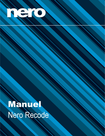 Mode d'emploi | Nero RECODE Manuel utilisateur | Fixfr