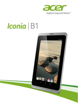 Acer Iconia B1-720 Manuel utilisateur