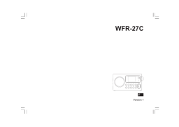 Sangean WFR-27C Manuel utilisateur