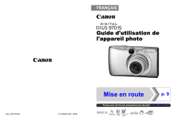 Canon IXUS 970 IS Manuel utilisateur