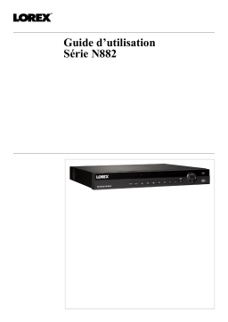 Lorex 4KHDIP1616NW-2 4K Nocturnal IP NVR System Manuel utilisateur