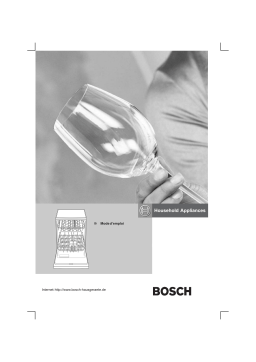 Bosch sgs 53 a 82 ff blanc Manuel utilisateur