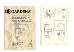 Gardena T 14 Manuel utilisateur