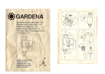 Manuel du propriétaire | Gardena T 14 Manuel utilisateur | Fixfr