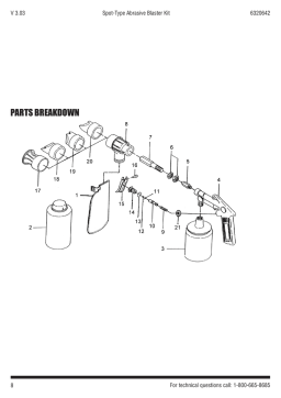 Power Fist 6320642 Spot-Type Abrasive Blaster Kit Manuel utilisateur
