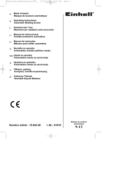 EINHELL 9-13 Manuel utilisateur