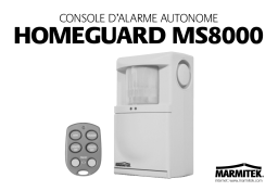 X10 HOMEGUARD MS8000 Manuel utilisateur