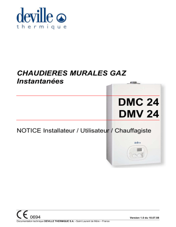 Manuel du propriétaire | DEVILLE DMC 24 Manuel utilisateur | Fixfr