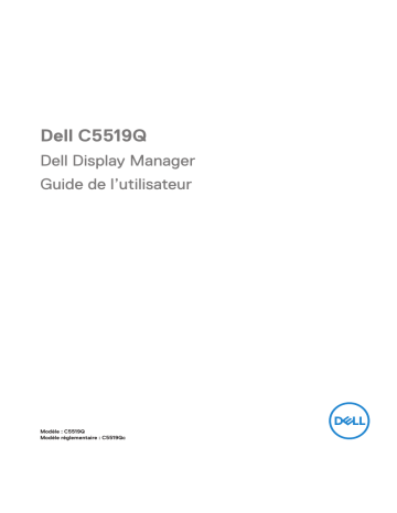 Dell C5519Q electronics accessory Manuel utilisateur | Fixfr