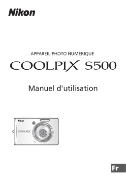 Nikon Coolpix S500 Manuel utilisateur